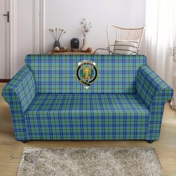 Scottish Falconer Clan Crest Tartan Sofa and Chair Slipcover