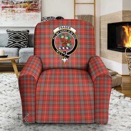 Scottish Fraser Modern Clan Tartan Sofa and Chair Slipcover