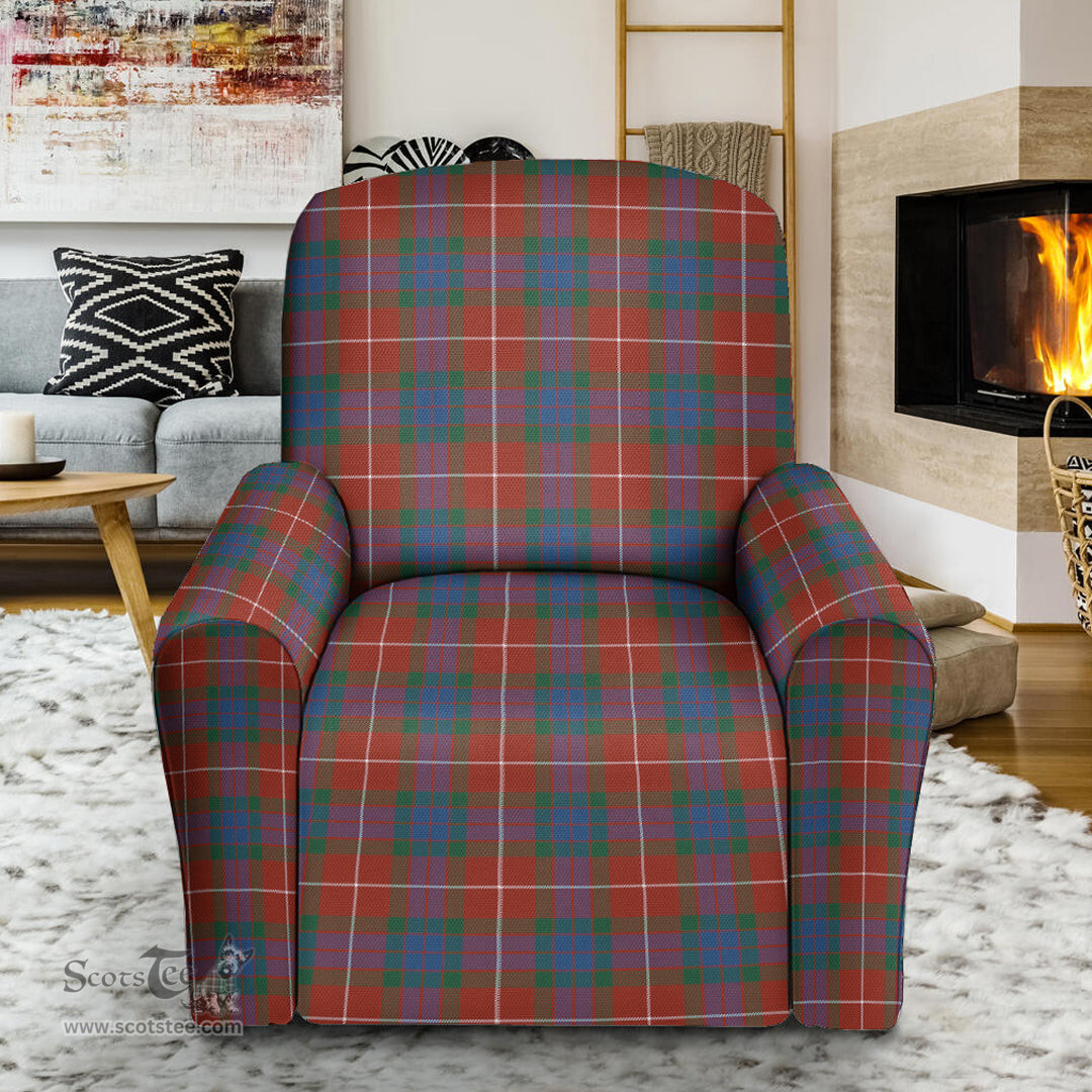 Scottish Fraser Ancient Clan Tartan Sofa and Chair Slipcover