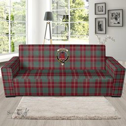 Scottish Crawford Modern Clan Crest Tartan Sofa and Chair Slipcover