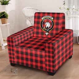 Scottish Cunningham Modern Clan Crest Tartan Sofa and Chair Slipcover