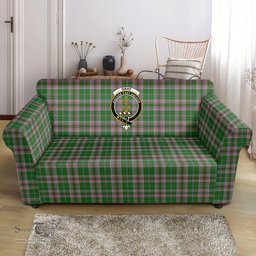 Scottish Gray Hunting Clan Crest Tartan Sofa and Chair Slipcover