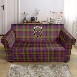 Scottish Carnegie Modern Clan Crest Tartan Sofa and Chair Slipcover