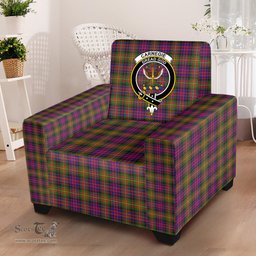 Scottish Carnegie Modern Clan Crest Tartan Sofa and Chair Slipcover
