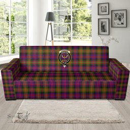 Scottish Carnegie Modern Clan Crest Tartan Sofa and Chair Slipcover