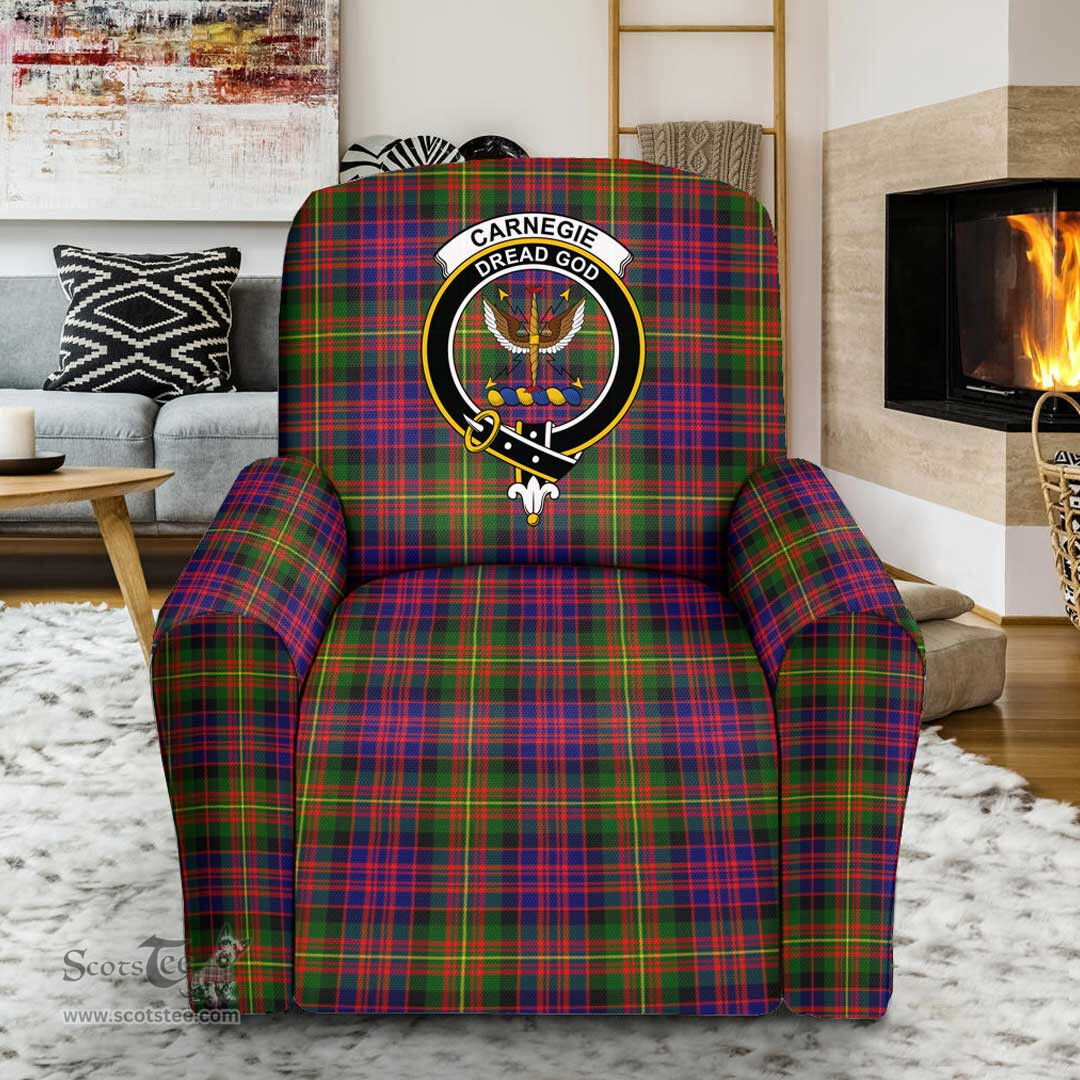 Scottish Carnegie Ancient Clan Crest Tartan Sofa and Chair Slipcover
