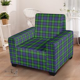 Scottish Gordon Modern Clan Tartan Sofa and Chair Slipcover