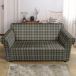 Scottish Farquharson Weathered Clan Tartan Sofa and Chair Slipcover