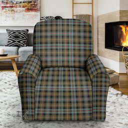 Scottish Farquharson Modern Clan Tartan Sofa and Chair Slipcover
