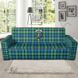 Scottish Gunn Ancient Clan Crest Tartan Sofa and Chair Slipcover
