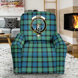 Scottish Gunn Ancient Clan Crest Tartan Sofa and Chair Slipcover