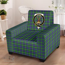 Scottish Gordon Modern Clan Crest Tartan Sofa and Chair Slipcover