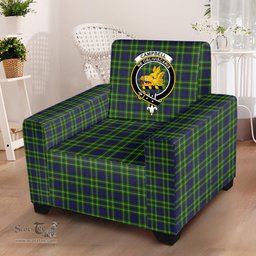 Scottish Campbell of Breadalbane Modern Clan Crest Tartan Sofa and Chair Slipcover