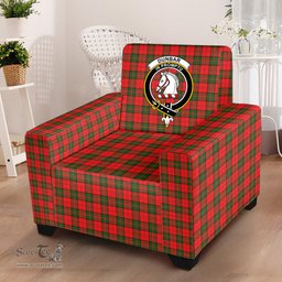Scottish Dunbar Modern Clan Crest Tartan Sofa and Chair Slipcover