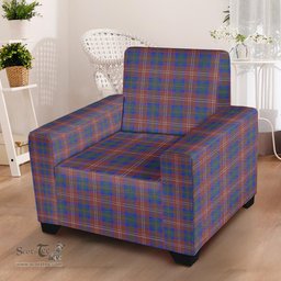 Scottish Chisholm Hunting Modern Clan Tartan Sofa and Chair Slipcover