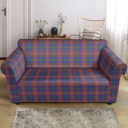 Scottish Chisholm Hunting Modern Clan Tartan Sofa and Chair Slipcover