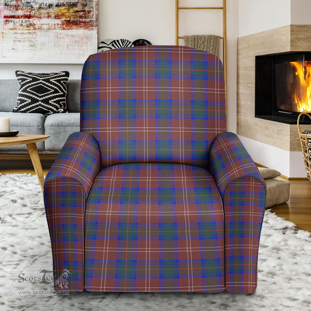 Scottish Chisholm Hunting Modern Clan Crest Tartan Sofa and Chair Slipcover