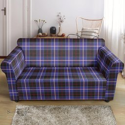 Scottish Dunlop Modern Clan Tartan Sofa and Chair Slipcover