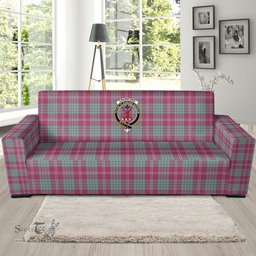 Scottish Crawford Ancient Clan Crest Tartan Sofa and Chair Slipcover