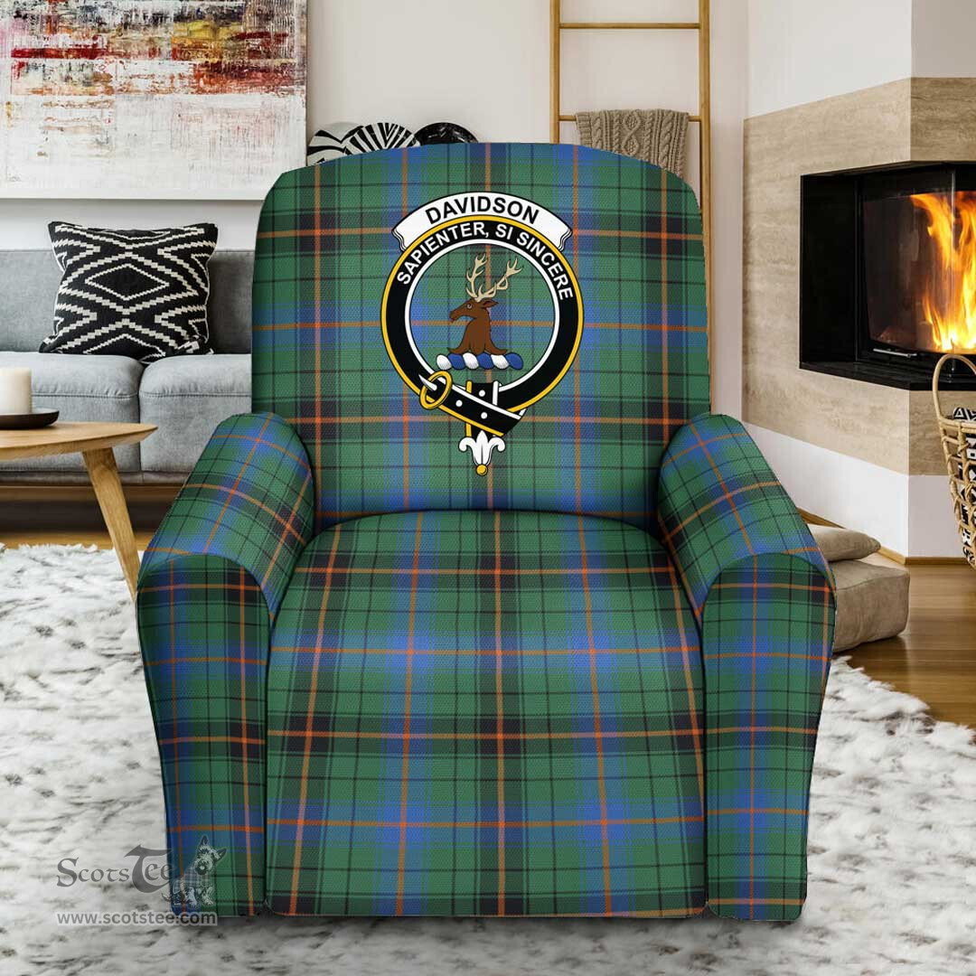 Scottish Davidson Ancient Clan Crest Tartan Sofa and Chair Slipcover