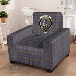 Scottish Fletcher of Dunans Clan Crest Tartan Sofa and Chair Slipcover