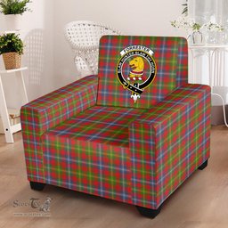Scottish Forrester Clan Crest Tartan Sofa and Chair Slipcover