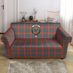 Scottish Fraser Ancient Clan Crest Tartan Sofa and Chair Slipcover