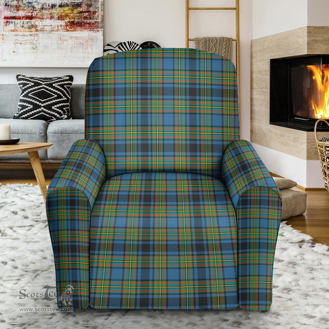 Scottish Gibbs Clan Tartan Sofa and Chair Slipcover