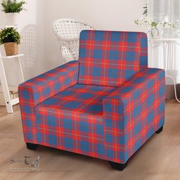 Scottish Galloway Red Clan Tartan Sofa and Chair Slipcover