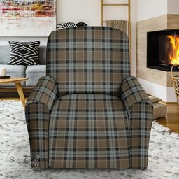 Scottish Graham of Menteith Weathered Clan Crest Tartan Sofa and Chair Slipcover