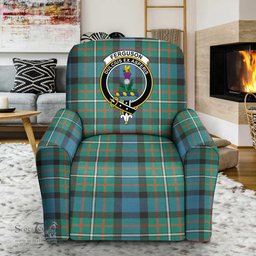 Scottish Farquharson Weathered Clan Tartan Sofa and Chair Slipcover