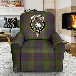 Scottish Cunningham Dress Green Dancers Clan Tartan Sofa and Chair Slipcover