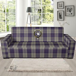 Scottish Cunningham Dress Blue Dancers Clan Crest Tartan Sofa and Chair Slipcover