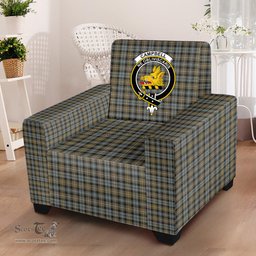 Scottish Campbell Argyll Weathered Clan Crest Tartan Sofa and Chair Slipcover