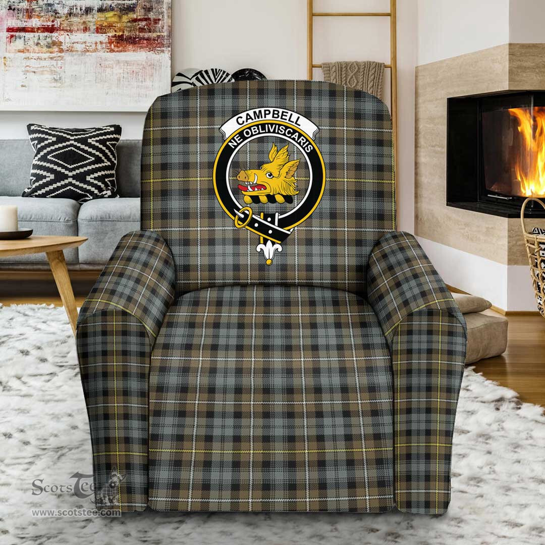 Scottish Campbell Argyll Modern Clan Tartan Sofa and Chair Slipcover