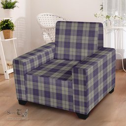 Scottish Cunningham Dress Blue Dancers Clan Tartan Sofa and Chair Slipcover