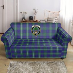 Scottish Hamilton Hunting Modern Clan Crest Tartan Sofa and Chair Slipcover