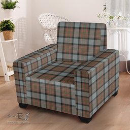 Scottish MacLaren Weathered Clan Tartan Sofa and Chair Slipcover
