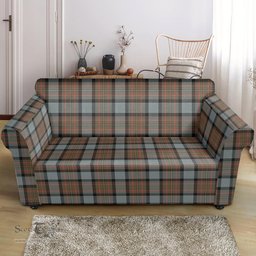 Scottish MacLaren Weathered Clan Tartan Sofa and Chair Slipcover