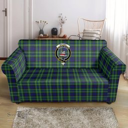 Scottish MacNeil of Colonsay Modern Clan Crest Tartan Sofa and Chair Slipcover