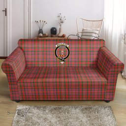 Scottish MacAlister Modern Clan Crest Tartan Sofa and Chair Slipcover