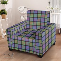Scottish MacDonald Ancient Clan Tartan Sofa and Chair Slipcover