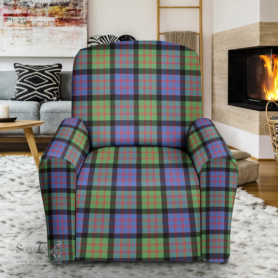 Scottish MacDiarmid Modern Clan Tartan Sofa and Chair Slipcover