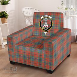 Scottish MacLean of Duart Ancient Clan Crest Tartan Sofa and Chair Slipcover