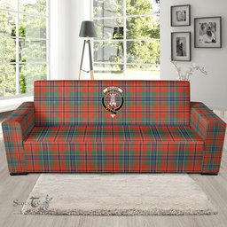 Scottish MacLean of Duart Ancient Clan Crest Tartan Sofa and Chair Slipcover