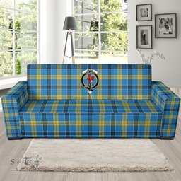 Scottish Laing Clan Crest Tartan Sofa and Chair Slipcover