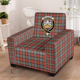 Scottish MacLachlan Weathered Clan Crest Tartan Sofa and Chair Slipcover