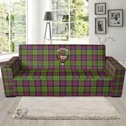 Scottish MacDonald of Clanranald Clan Crest Tartan Sofa and Chair Slipcover