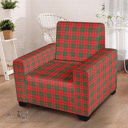 Scottish MacAulay Modern Clan Tartan Sofa and Chair Slipcover