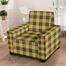 Scottish MacLeod of Lewis Ancient Clan Tartan Sofa and Chair Slipcover